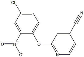 2-(4-chloro-2-nitrophenoxy)isonicotinonitrile 구조식 이미지