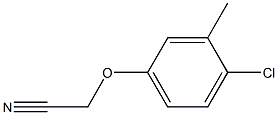 2-(4-chloro-3-methylphenoxy)acetonitrile 구조식 이미지
