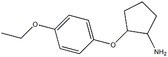 2-(4-ethoxyphenoxy)cyclopentanamine Structure
