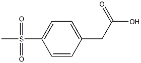 2-(4-methanesulfonylphenyl)acetic acid 구조식 이미지