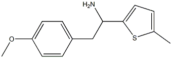 2-(4-methoxyphenyl)-1-(5-methylthiophen-2-yl)ethan-1-amine Structure