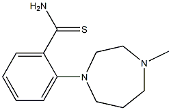 2-(4-methyl-1,4-diazepan-1-yl)benzene-1-carbothioamide Structure