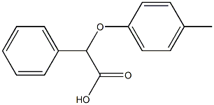 2-(4-methylphenoxy)-2-phenylacetic acid 구조식 이미지