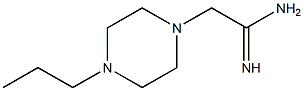 2-(4-propylpiperazin-1-yl)ethanimidamide Structure