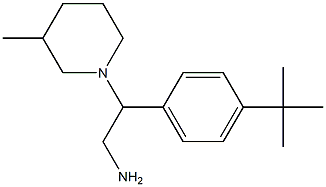 2-(4-tert-butylphenyl)-2-(3-methylpiperidin-1-yl)ethan-1-amine 구조식 이미지