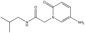 2-(5-amino-2-oxo-1,2-dihydropyridin-1-yl)-N-(2-methylpropyl)acetamide 구조식 이미지