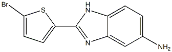 2-(5-bromothien-2-yl)-1H-benzimidazol-5-amine 구조식 이미지