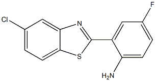 2-(5-chloro-1,3-benzothiazol-2-yl)-4-fluoroaniline Structure