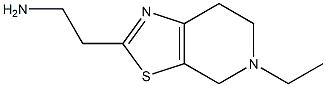 2-(5-ethyl-4,5,6,7-tetrahydro[1,3]thiazolo[5,4-c]pyridin-2-yl)ethanamine Structure