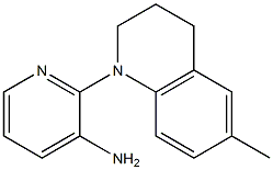 2-(6-methyl-1,2,3,4-tetrahydroquinolin-1-yl)pyridin-3-amine Structure