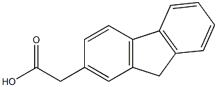 2-(9H-fluoren-2-yl)acetic acid 구조식 이미지