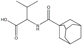 2-(adamantan-1-ylformamido)-3-methylbutanoic acid 구조식 이미지