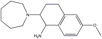 2-(azepan-1-yl)-6-methoxy-1,2,3,4-tetrahydronaphthalen-1-amine Structure