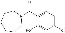 2-(azepan-1-ylcarbonyl)-5-chlorophenol 구조식 이미지