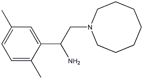 2-(azocan-1-yl)-1-(2,5-dimethylphenyl)ethan-1-amine 구조식 이미지