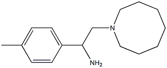 2-(azocan-1-yl)-1-(4-methylphenyl)ethan-1-amine 구조식 이미지