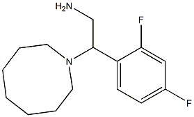 2-(azocan-1-yl)-2-(2,4-difluorophenyl)ethan-1-amine Structure