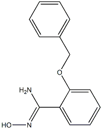 2-(benzyloxy)-N'-hydroxybenzenecarboximidamide Structure