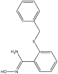 2-(benzylsulfanyl)-N'-hydroxybenzene-1-carboximidamide Structure