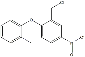 2-(chloromethyl)-1-(2,3-dimethylphenoxy)-4-nitrobenzene 구조식 이미지