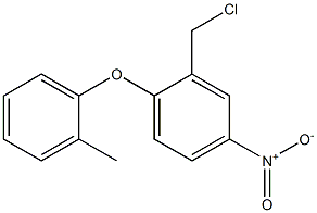 2-(chloromethyl)-1-(2-methylphenoxy)-4-nitrobenzene Structure