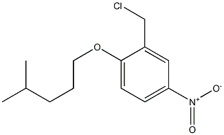 2-(chloromethyl)-1-[(4-methylpentyl)oxy]-4-nitrobenzene Structure