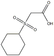 2-(cyclohexanesulfonyl)acetic acid Structure