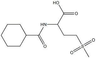 2-(cyclohexylformamido)-4-methanesulfonylbutanoic acid Structure