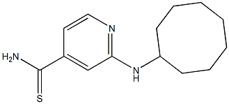 2-(cyclooctylamino)pyridine-4-carbothioamide 구조식 이미지