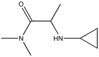 2-(cyclopropylamino)-N,N-dimethylpropanamide 구조식 이미지