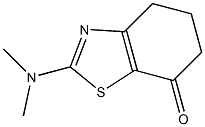 2-(dimethylamino)-4,5,6,7-tetrahydro-1,3-benzothiazol-7-one Structure