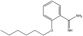2-(hexyloxy)benzene-1-carboximidamide Structure