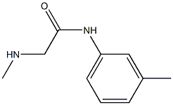 2-(methylamino)-N-(3-methylphenyl)acetamide 구조식 이미지