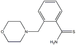 2-(morpholin-4-ylmethyl)benzenecarbothioamide Structure