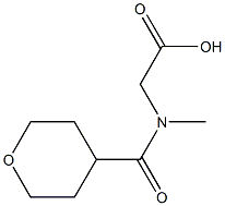 2-(N-methyloxan-4-ylformamido)acetic acid 구조식 이미지