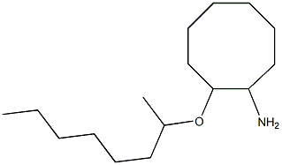 2-(octan-2-yloxy)cyclooctan-1-amine Structure