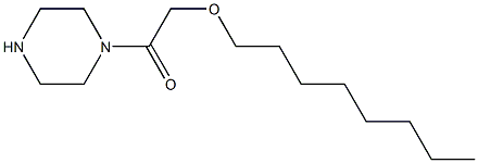 2-(octyloxy)-1-(piperazin-1-yl)ethan-1-one 구조식 이미지