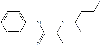 2-(pentan-2-ylamino)-N-phenylpropanamide 구조식 이미지