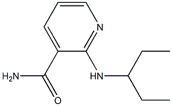2-(pentan-3-ylamino)pyridine-3-carboxamide 구조식 이미지