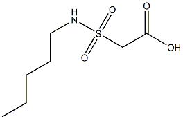 2-(pentylsulfamoyl)acetic acid 구조식 이미지