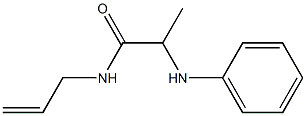 2-(phenylamino)-N-(prop-2-en-1-yl)propanamide 구조식 이미지
