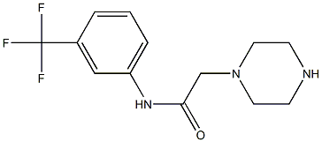 2-(piperazin-1-yl)-N-[3-(trifluoromethyl)phenyl]acetamide Structure