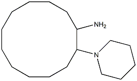 2-(piperidin-1-yl)cyclododecan-1-amine Structure