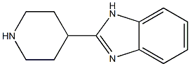 2-(piperidin-4-yl)-1H-1,3-benzodiazole 구조식 이미지