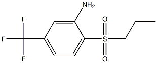 2-(propylsulfonyl)-5-(trifluoromethyl)aniline 구조식 이미지