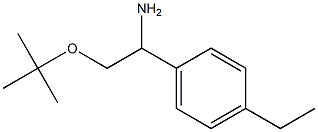 2-(tert-butoxy)-1-(4-ethylphenyl)ethan-1-amine 구조식 이미지