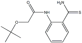 2-(tert-butoxy)-N-(2-carbamothioylphenyl)acetamide 구조식 이미지