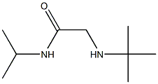 2-(tert-butylamino)-N-(propan-2-yl)acetamide Structure