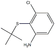 2-(tert-butylsulfanyl)-3-chloroaniline Structure