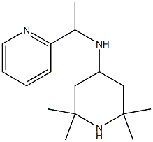 2,2,6,6-tetramethyl-N-[1-(pyridin-2-yl)ethyl]piperidin-4-amine Structure